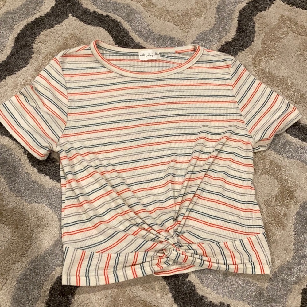 🌻Gaze Striped crop top